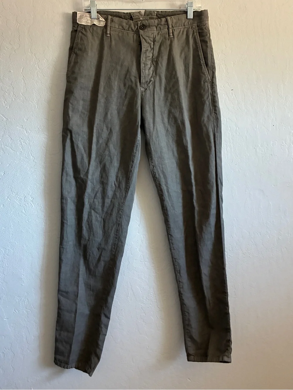 Incotex Slowear Men’s Carrot Fit “Slacks” Chino Pants
